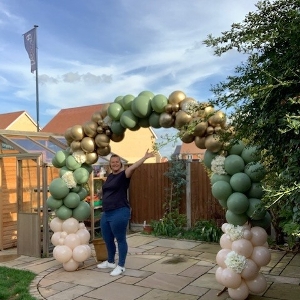 Blooms and Balloons by Hayley