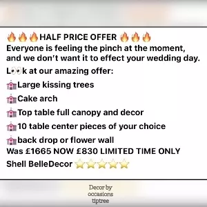 County Wedding Events Find a supplier category - Venue styling