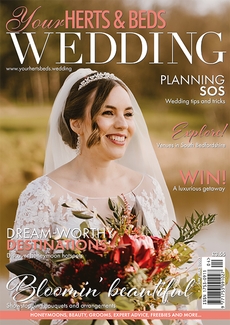 Cover of Your Herts & Beds Wedding magazine