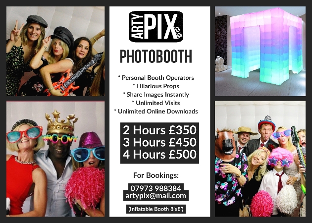 Surrey's Artypix Photography will be showcasing its photo booth with County Wedding Events: Image 1