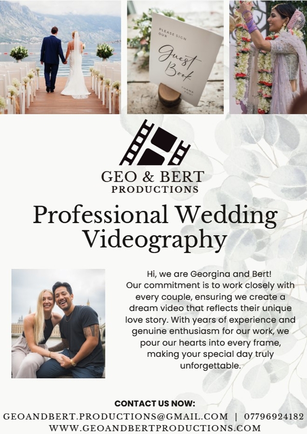Geo and Bert Productions are exhibiting with County Wedding Events: Image 1