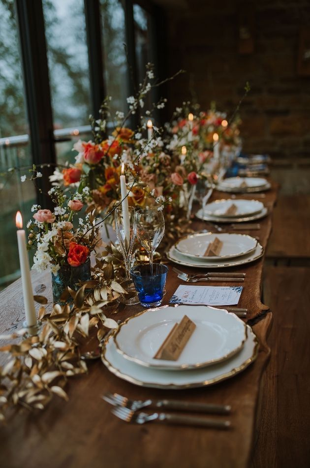 Find handmade venue styling extras from Oak and Ward at one of our Signature Wedding Shows: Image 1