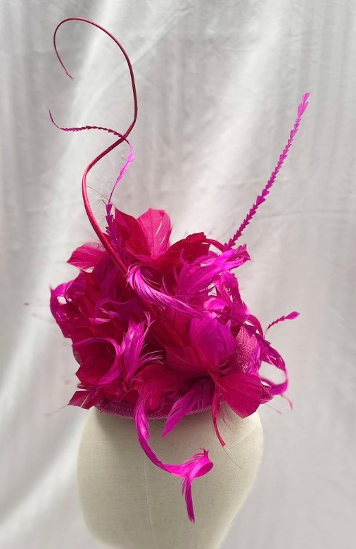 Hat Box in Fuschia